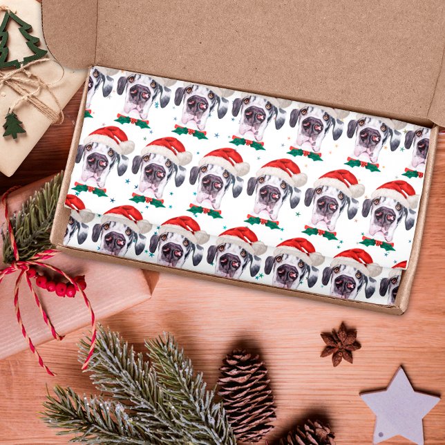 Great Dane Dog Breed Christmas Stars Tissue Paper (Creator Uploaded)