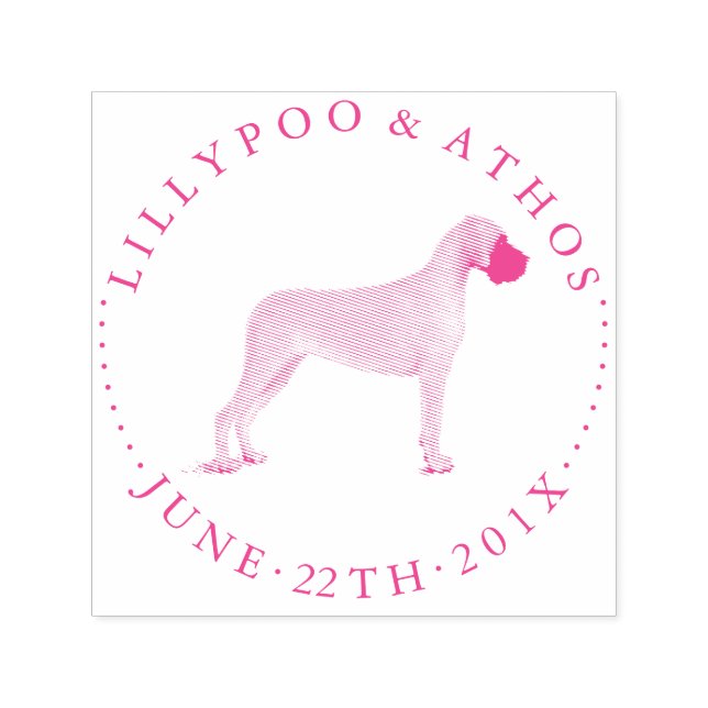 Great Dane Dog Breed Office Stamps (Design)