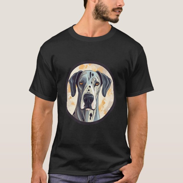 Great Dane Dog Cute Dog Breed Dog Motif T-Shirt (Front)