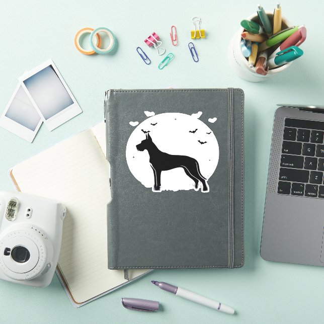 Great Dane Dog � Halloween Moon Silhouette Classic (iPad Cover)