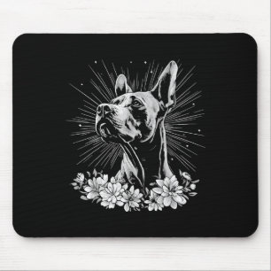 Great Dane Dog Lover Retro Style Tattoo _1 Mouse Pad