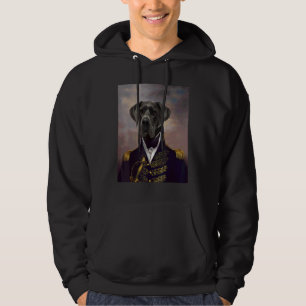 Great Dane Dog Renaissance Pet Portrait Medieval P Hoodie