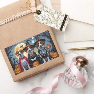 Great Dane Dogs Pumpkin Halloween Funny Sticker