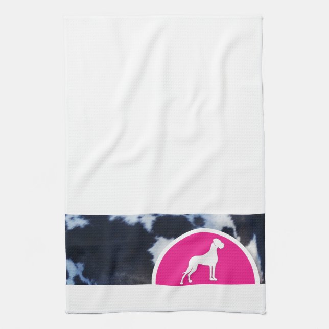 Great Dane drawing Kitchen Towel (Vertical)