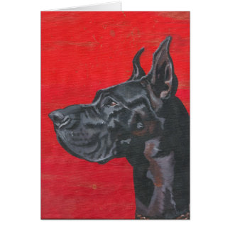 Great dane en acrylique