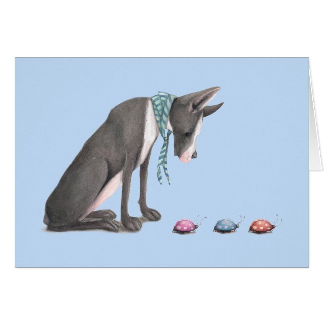 Great dane et coccinelles (Devant horizontal)