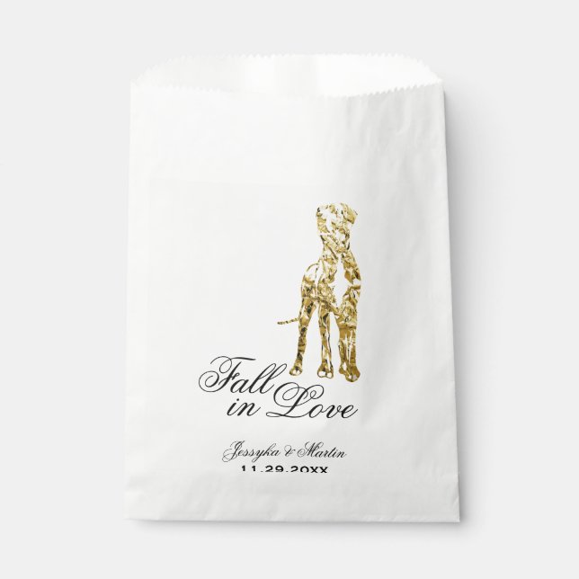 Great Dane favour bag (Front)