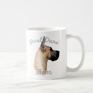 Great Dane (fawn) Mom 2 Coffee Mug
