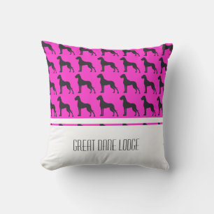 Great Dane Fun Gifts Throw Pillow