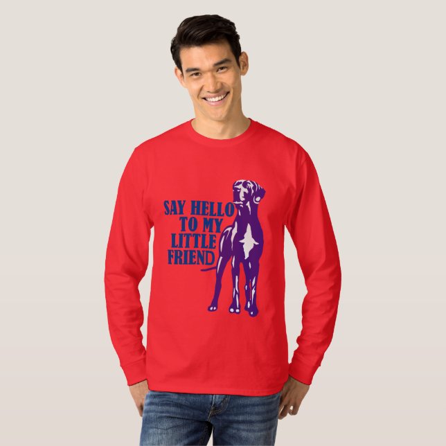 Great Dane Funny Big Dog Lover Tee (Front Full)
