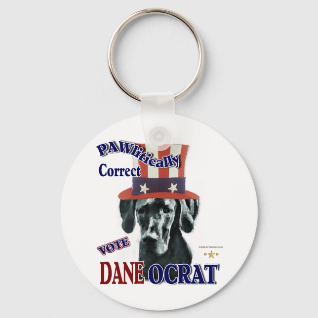 Great Dane Gifts Keychain (Front)