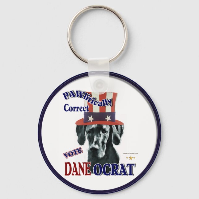 Great Dane Gifts Keychain (Front)