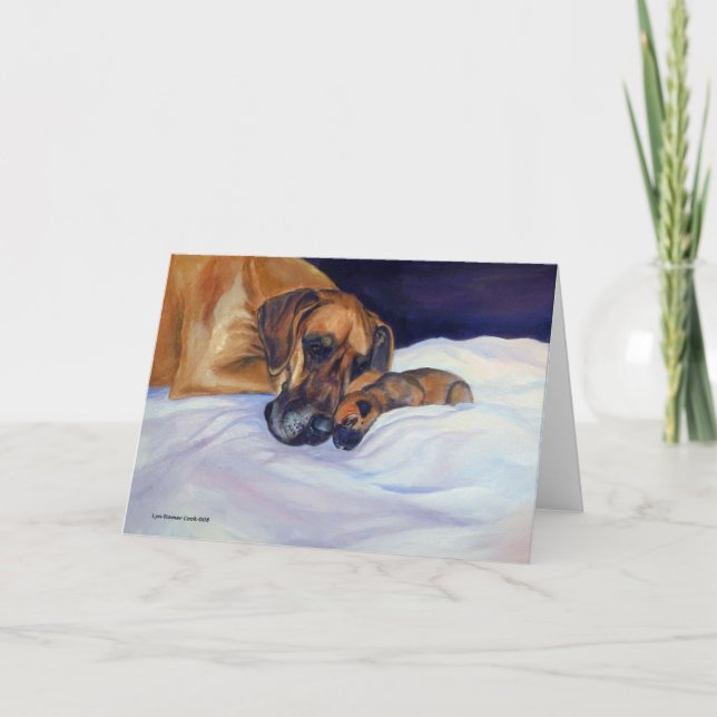 Great Dane Greeting Cards (Front)