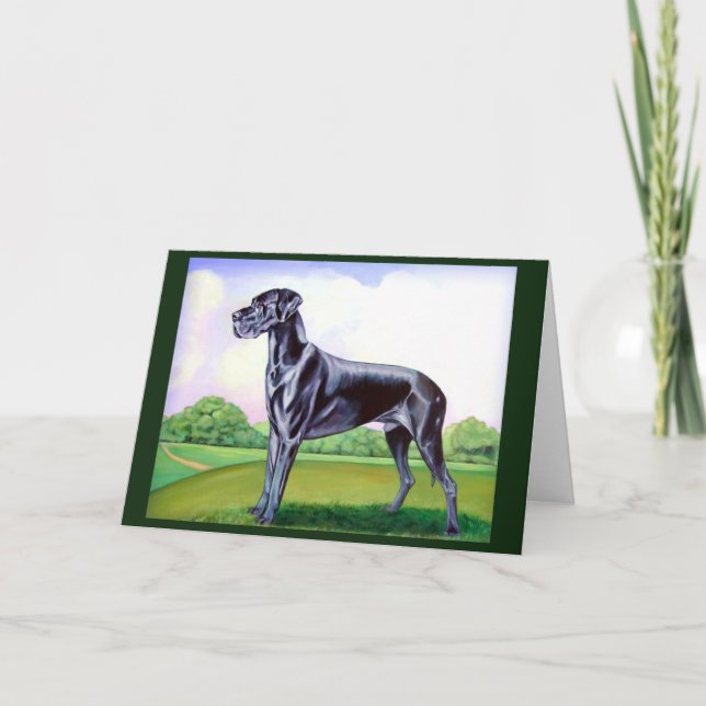 Great Dane Greeting Cards (Front)