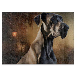Great Dane Halloween Scary Cutting Board