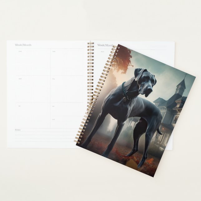 Great Dane Halloween Scary Planner (Display)