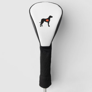 Great Dane Halloween Shirt Pumpkin Costume Cute Do Golf Head Cover