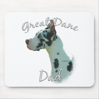 Great Dane (harlequin) Dad 2 Mouse Pad