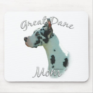 Great Dane (harlequin) Mom 2 Mouse Pad