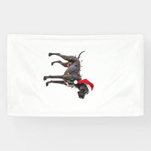 Great Dane Holiday Christmas Light (4) Banner