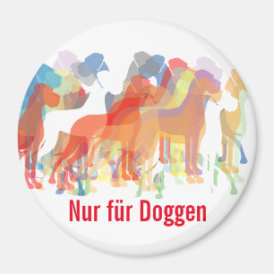 Great Dane Illustration Magnet