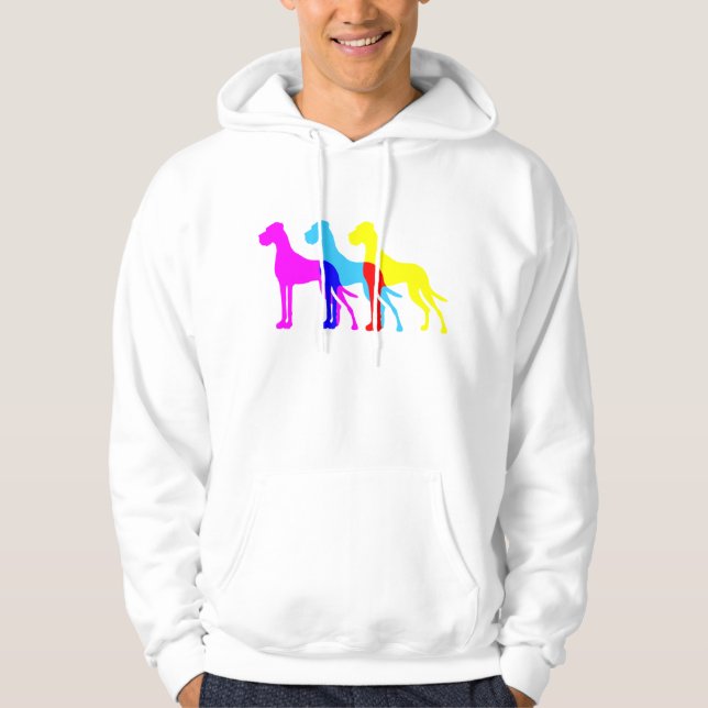 Great Dane Illustrations Hoodie (Front)