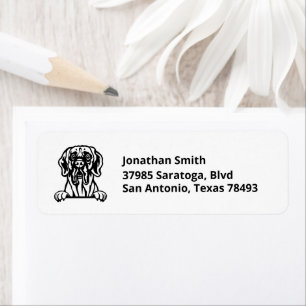 GREAT DANE Image sur l'adresse de retour