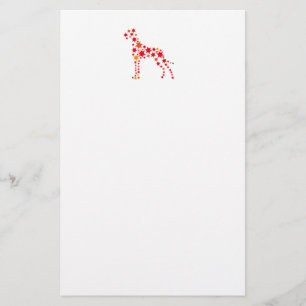 Great Dane Images Stationery