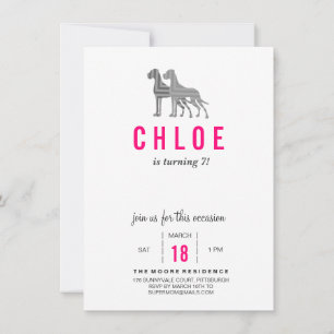 Great Dane Invitation