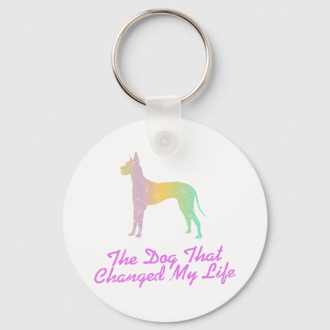Great Dane Keychain (Front)