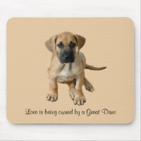 Great Dane King of Dogs Mousepad