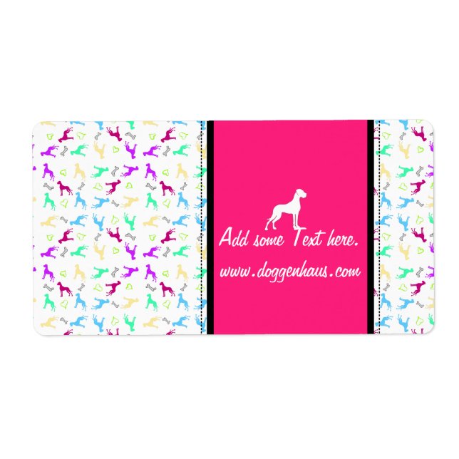 Great Dane label (Front)