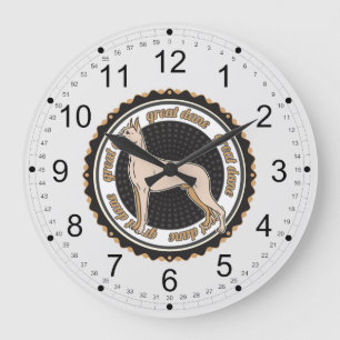 Great Dane Large Clock