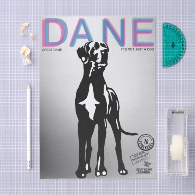 Great Dane Magazine   Tissue Paper (Craft)