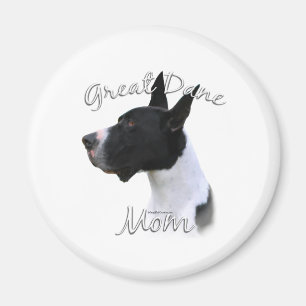 Great Dane (mantle) Mom 2 Magnet