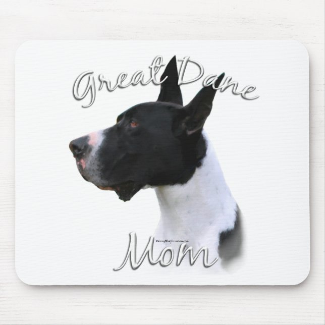 Great Dane (mantle) Mom 2 Mouse Pad (Front)
