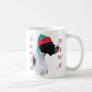 Great Dane (mantle) Santa Paws Coffee Mug