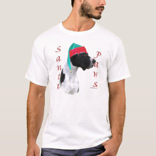 Great Dane (mantle) Santa Paws T-Shirt