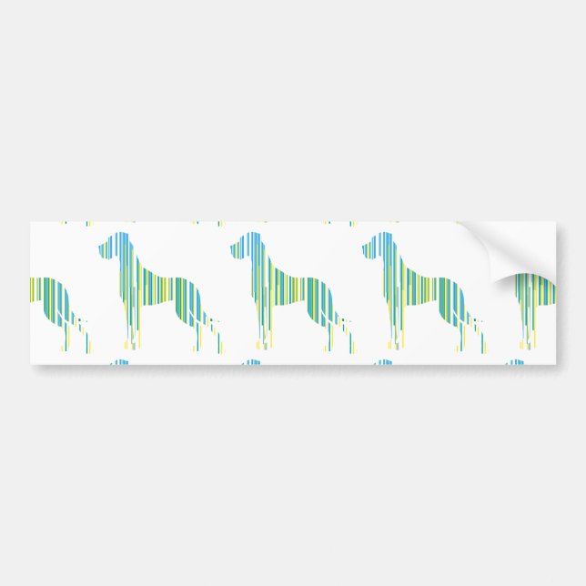 Great Dane Minimalist Bumper Sticker (Front)