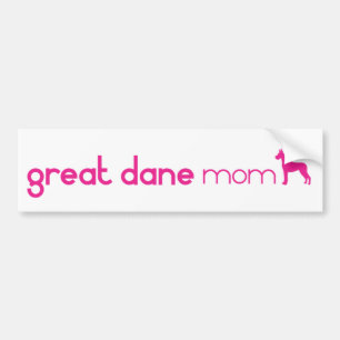 Great Dane Mom Bumper Sticker