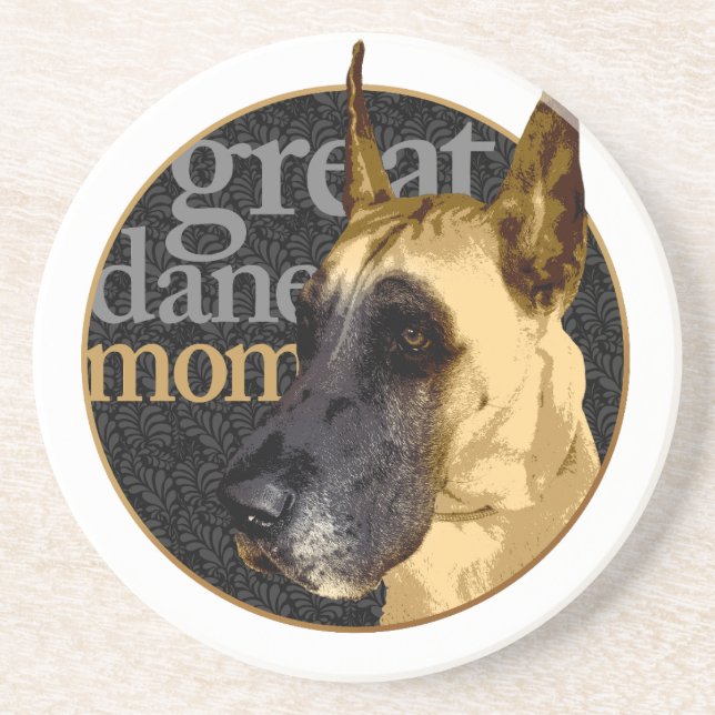 Great Dane Mom Coaster (Front)