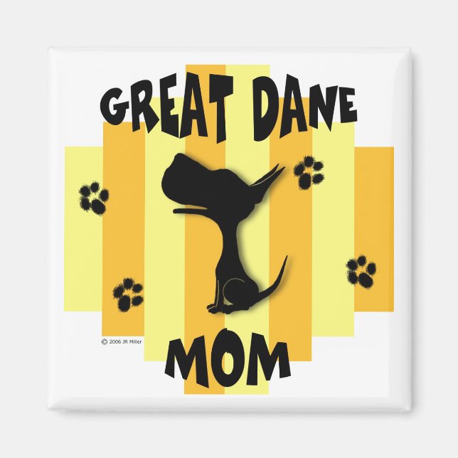 Great Dane Mom Magnet (Front)