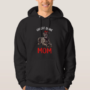Great Dane Mom Mama Great Dane Dog  Owner Women Cu Hoodie