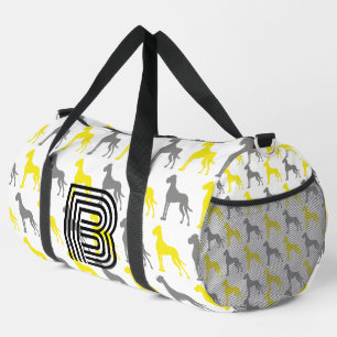Great Dane Monogramed Duffle Bag