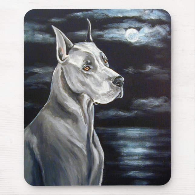 Great Dane Mouse Pad - Blue Dane (Front)