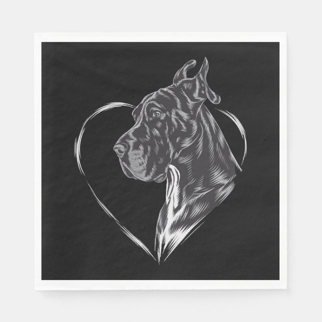 Great Dane  Napkin (Front)