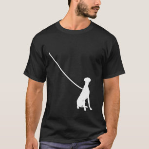 Great Dane on a Leash Dog Mom Dad Pet Cute Puppy T-Shirt