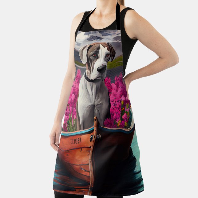 Great Dane on a Paddle: A Scenic Adventure Apron (Insitu)
