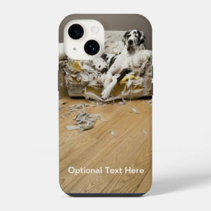 Great Dane On Sofa iPhone 14 Barely There Case 