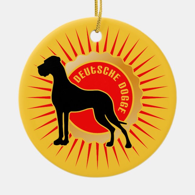 Great Dane Ornament (Front)